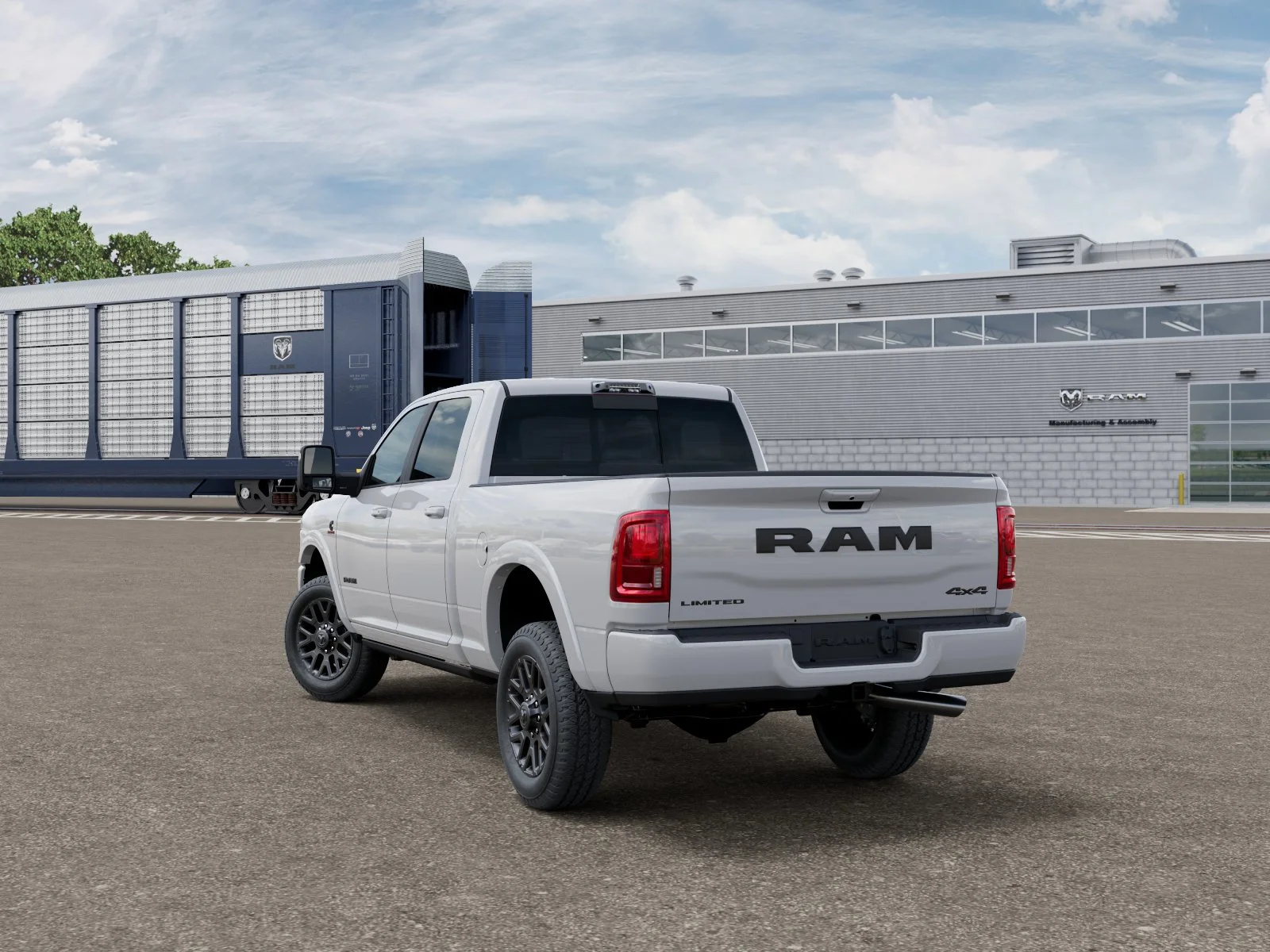 New 2026 Bright White Clearcoat RAM Limited image 3