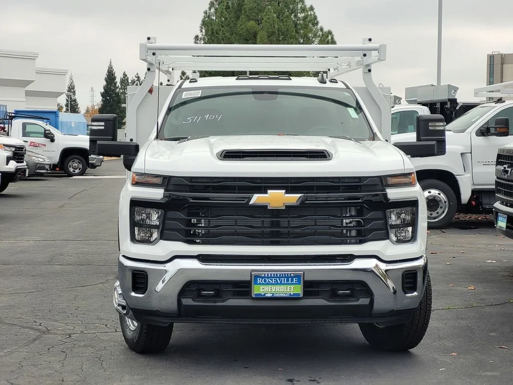 New 2025 Summit White Chevrolet Work Truck image 2