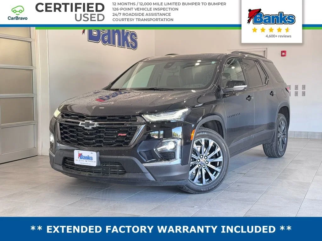 Certified Used 2023 Mosaic Black Metallic Chevrolet RS image 1