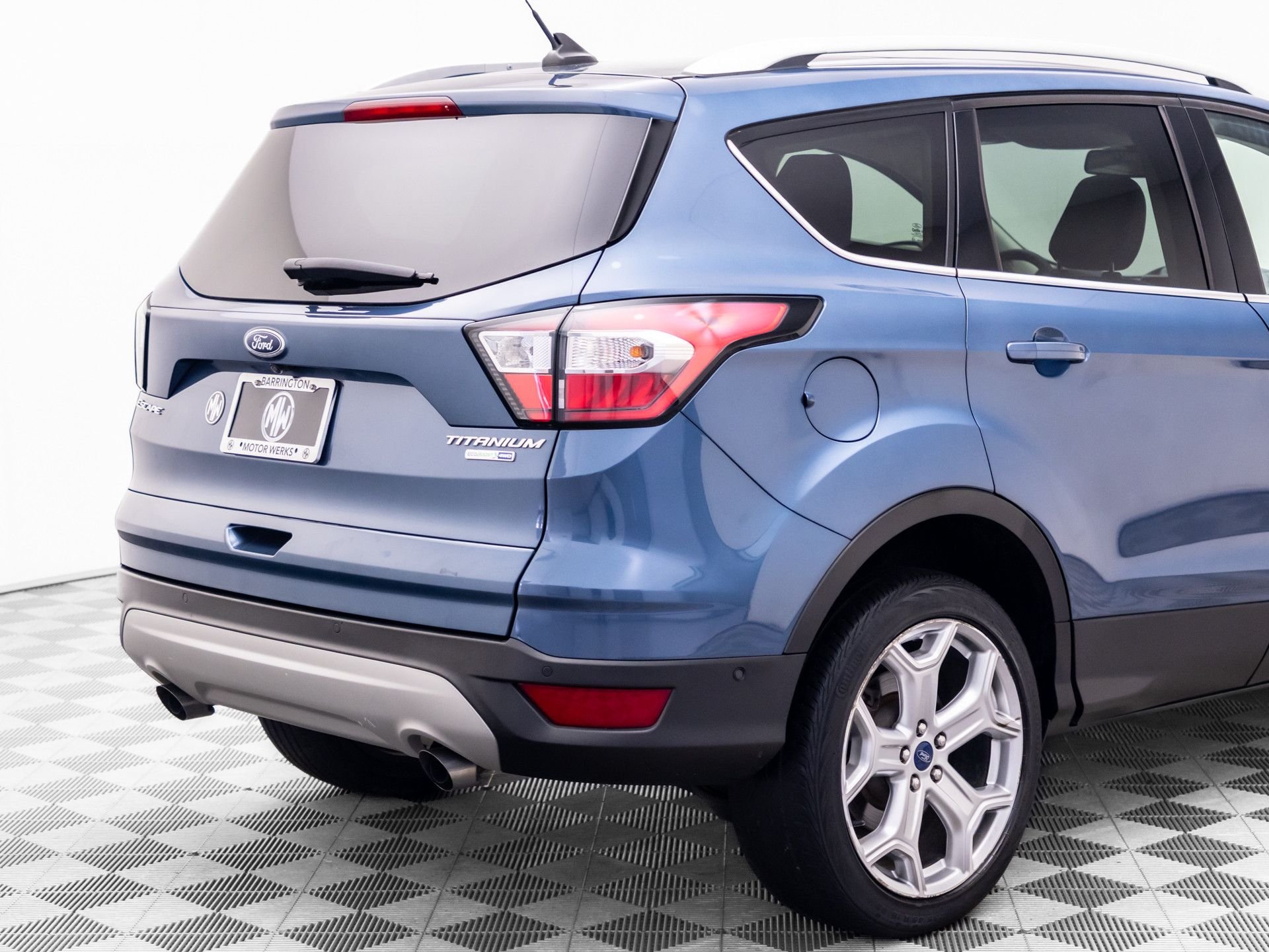 Used 2018 Blue Ford Titanium image 37