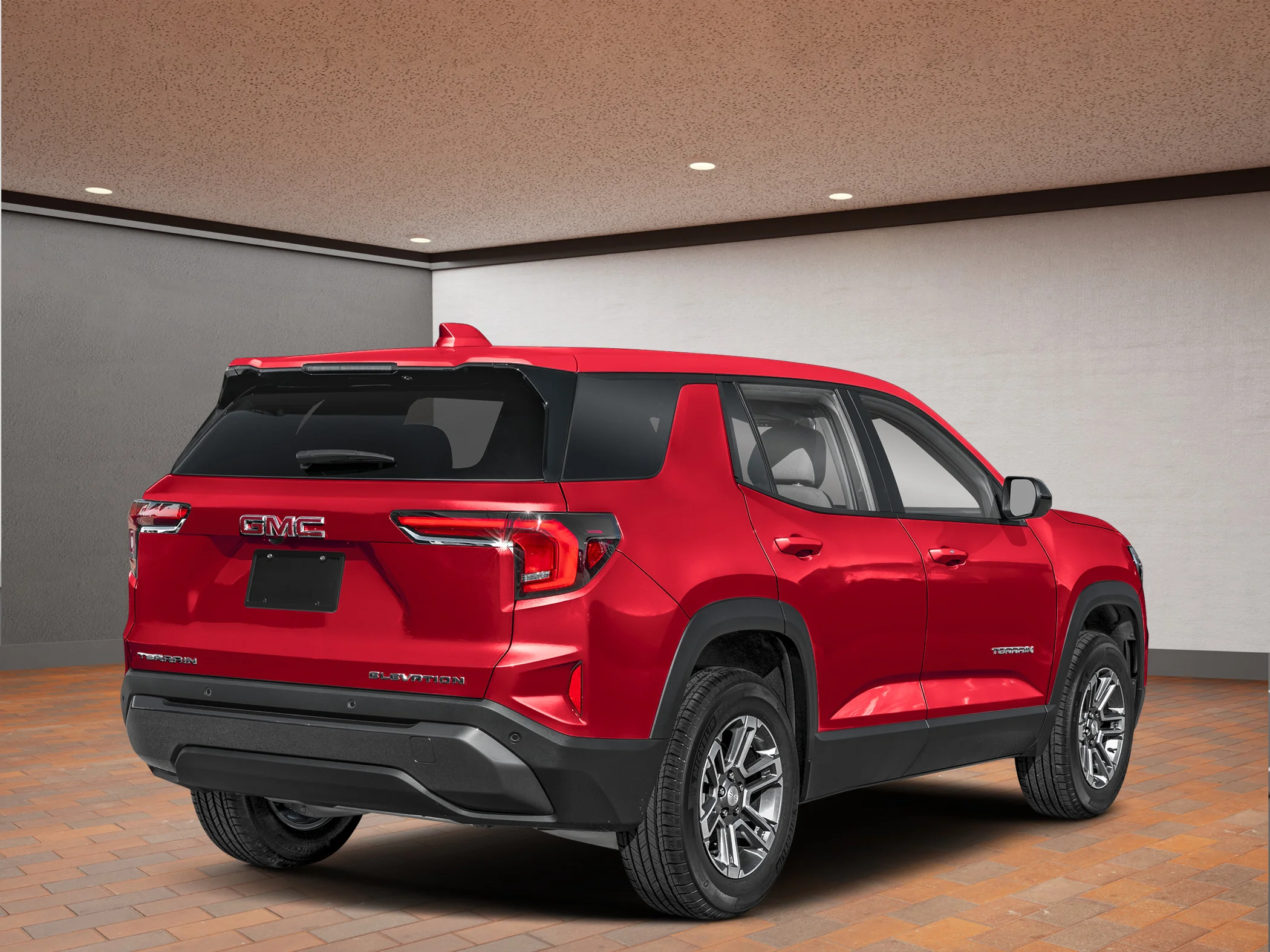 New 2027 Red GMC AWD Elevation image 2