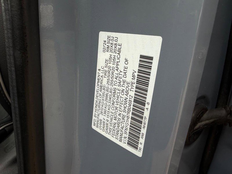 Certified Used 2024 Sonic Gray Pearl Honda AWD ELITE image 54