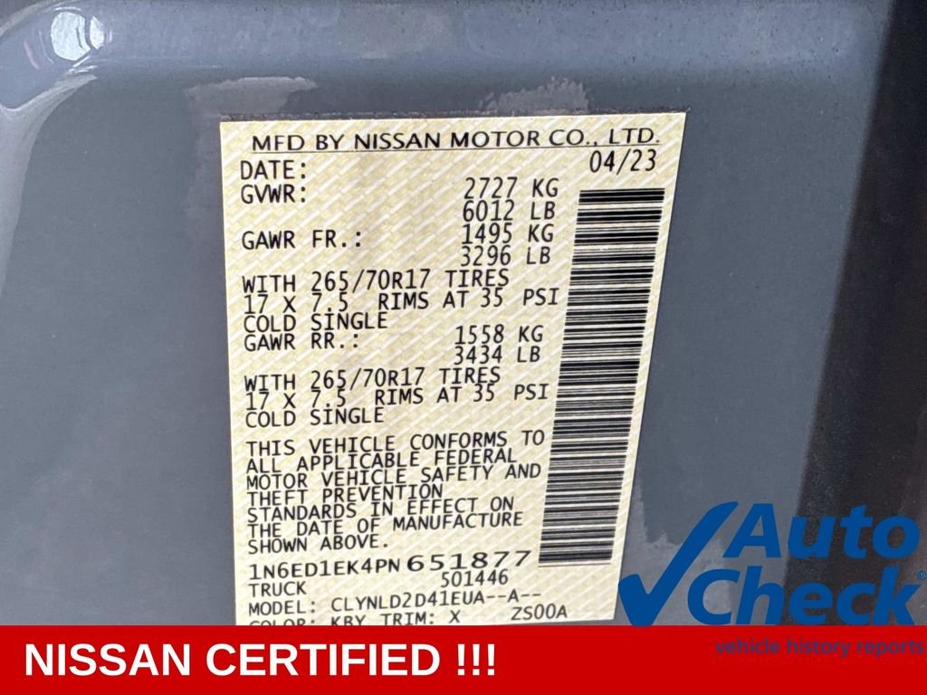 Used 2023 Gray Nissan PRO-4X image 21