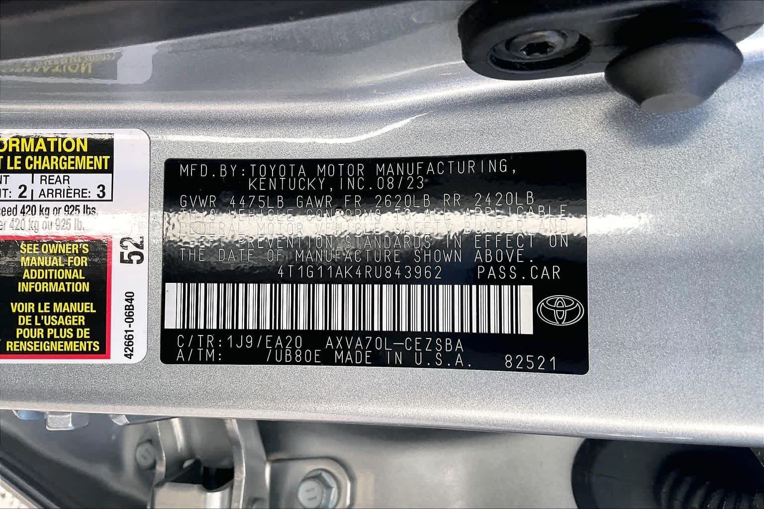 Used 2024 Celestial Silver Metallic Toyota SE image 34
