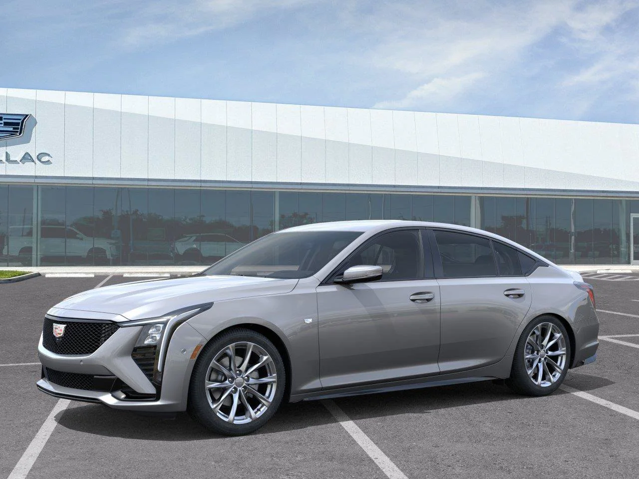 New 2026 Argent Silver Metallic Cadillac Sport image 2