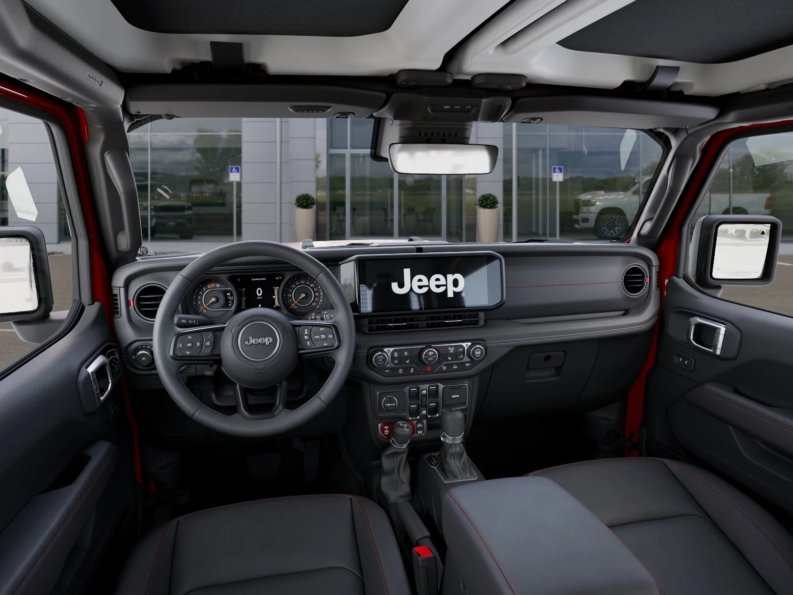 New 2026 Firecracker Red Clear-Coat Exterior Paint Jeep Rubicon X image 38