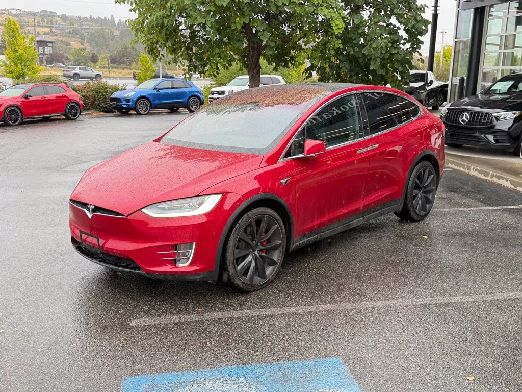 Used 2020 Red Tesla Performance image 5