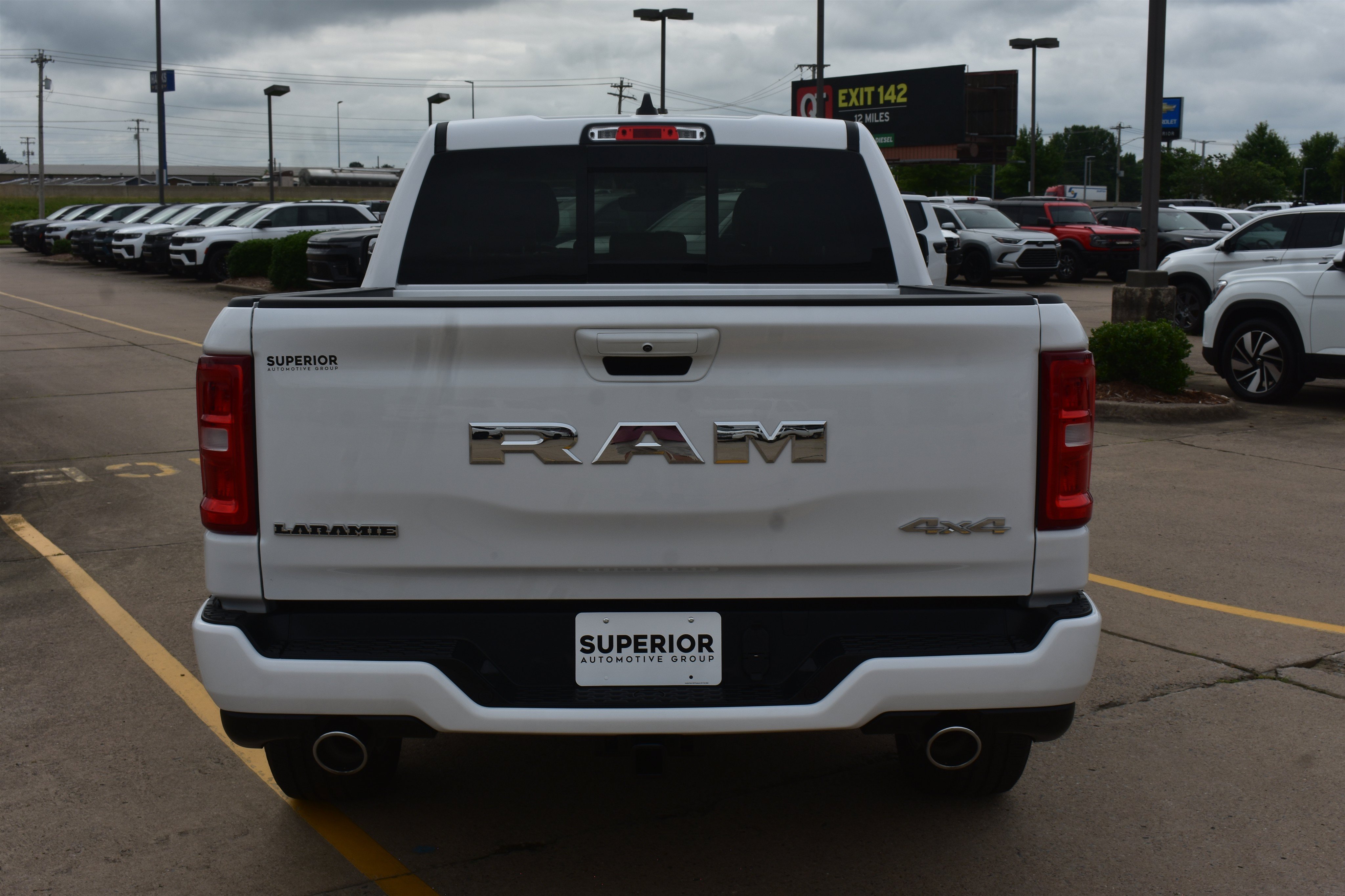 Used 2025 Bright White Clearcoat Ram Laramie image 6