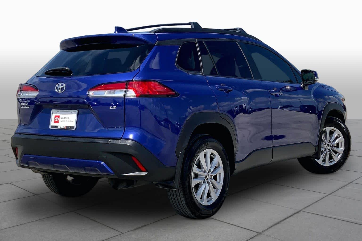 Certified Used 2024 Blue Crush Metallic Toyota LE image 13