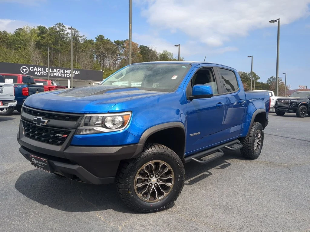 Used 2019 Kinetic Blue Metallic Chevrolet 4WD ZR2 image 1