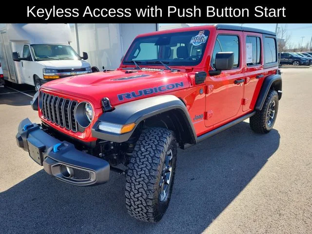 Used 2025 Red Jeep Rubicon 4xe image 3