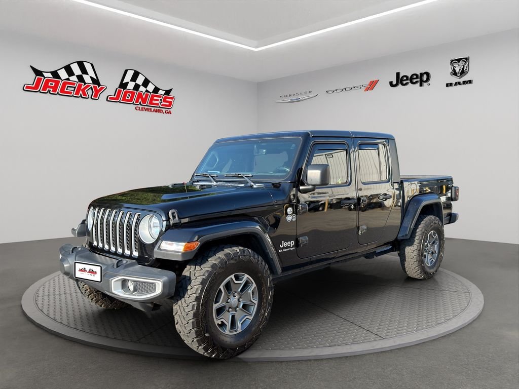 Used 2021 Black Clearcoat Jeep Overland image 1