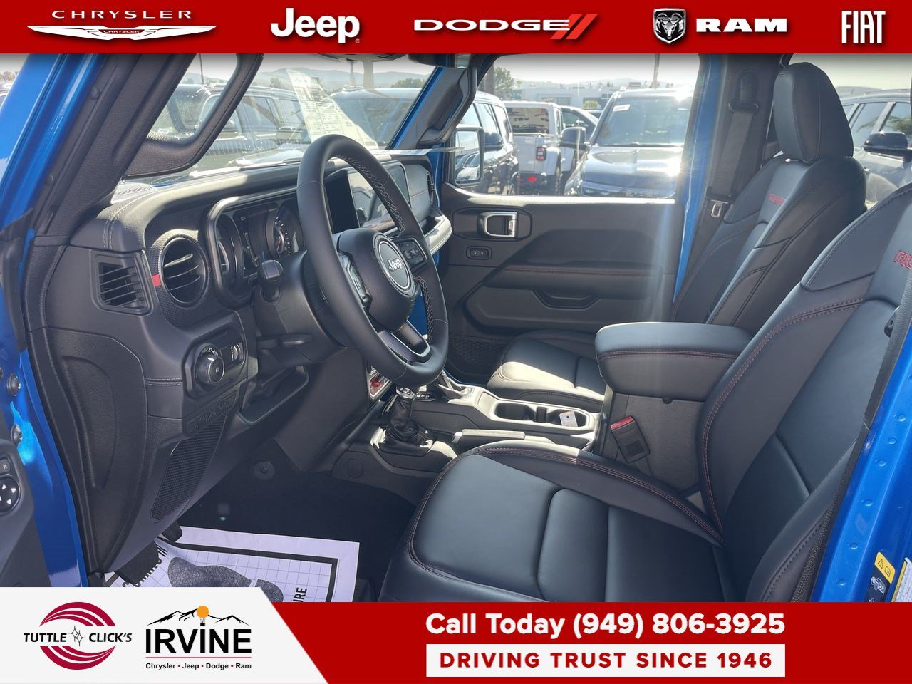 New 2026 Hydro Blue Pearl-Coat Exterior Paint Jeep Rubicon X image 17