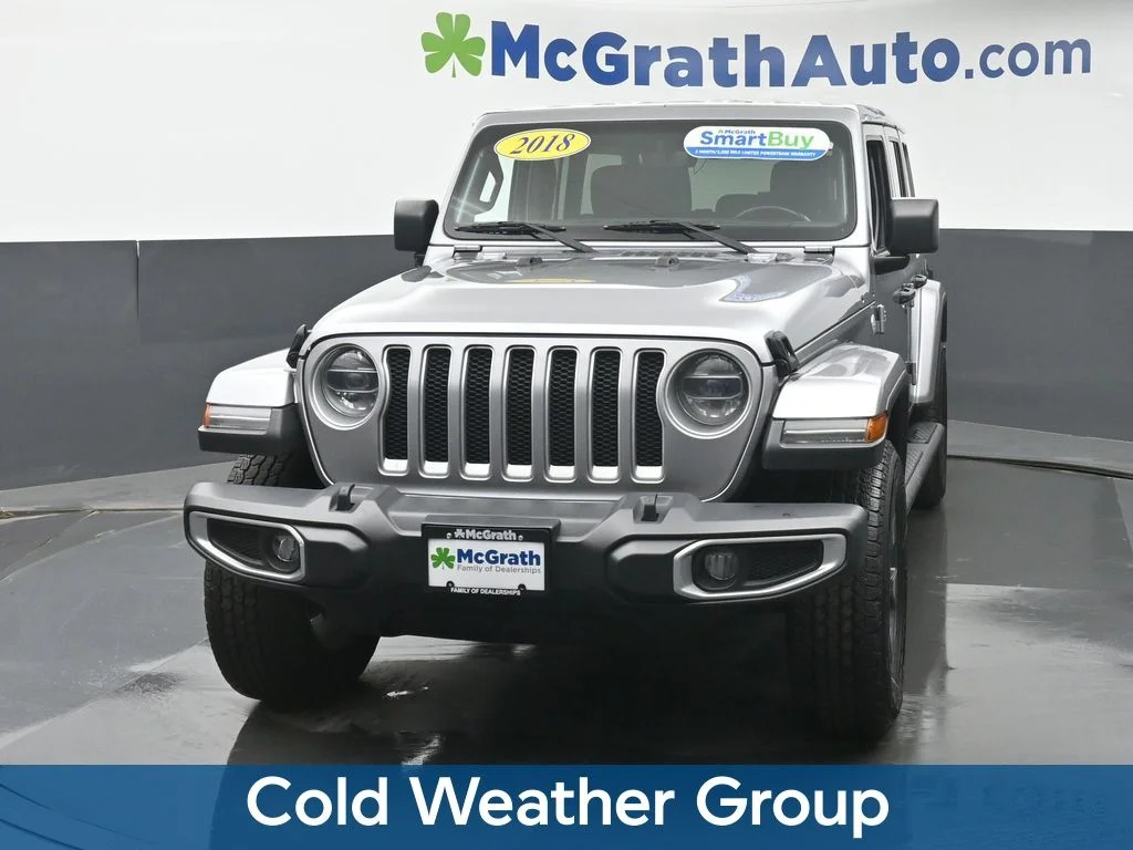 Used 2018 Silver Jeep Unlimited Sahara image 7