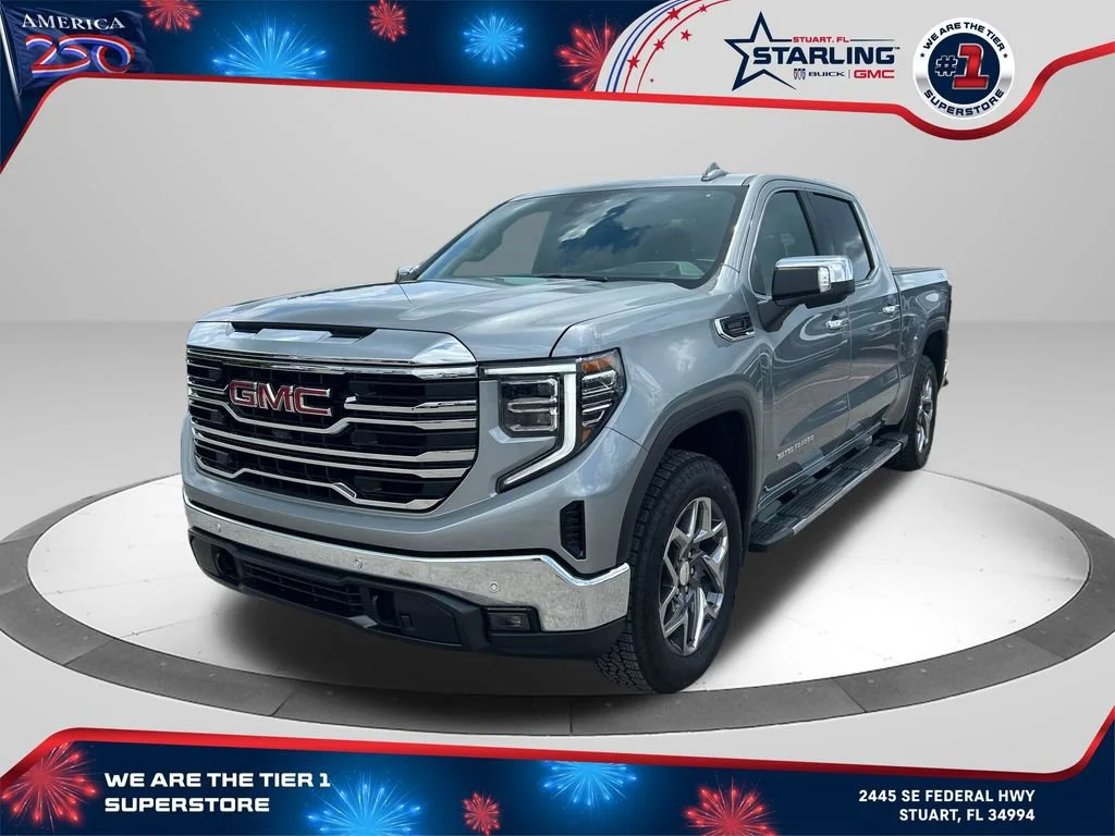 New 2026 Sterling Metallic GMC SLT image 1