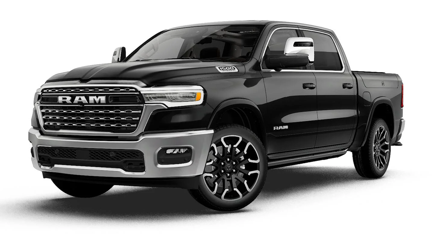 New 2027 Diamond Black Crystal Pearl-Coat Exterior Paint RAM Limited image 13