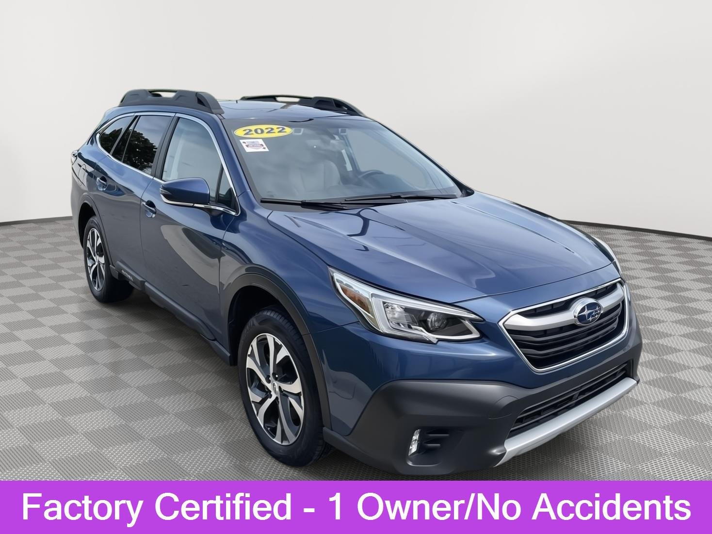 Certified Used 2022 Abyss Blue Pearl Subaru Limited image 1