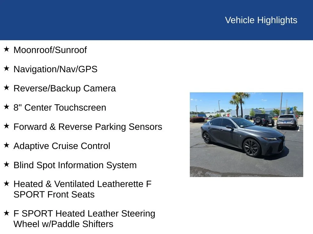 Used 2022 Cloudburst Gray Lexus 350 F SPORT image 21