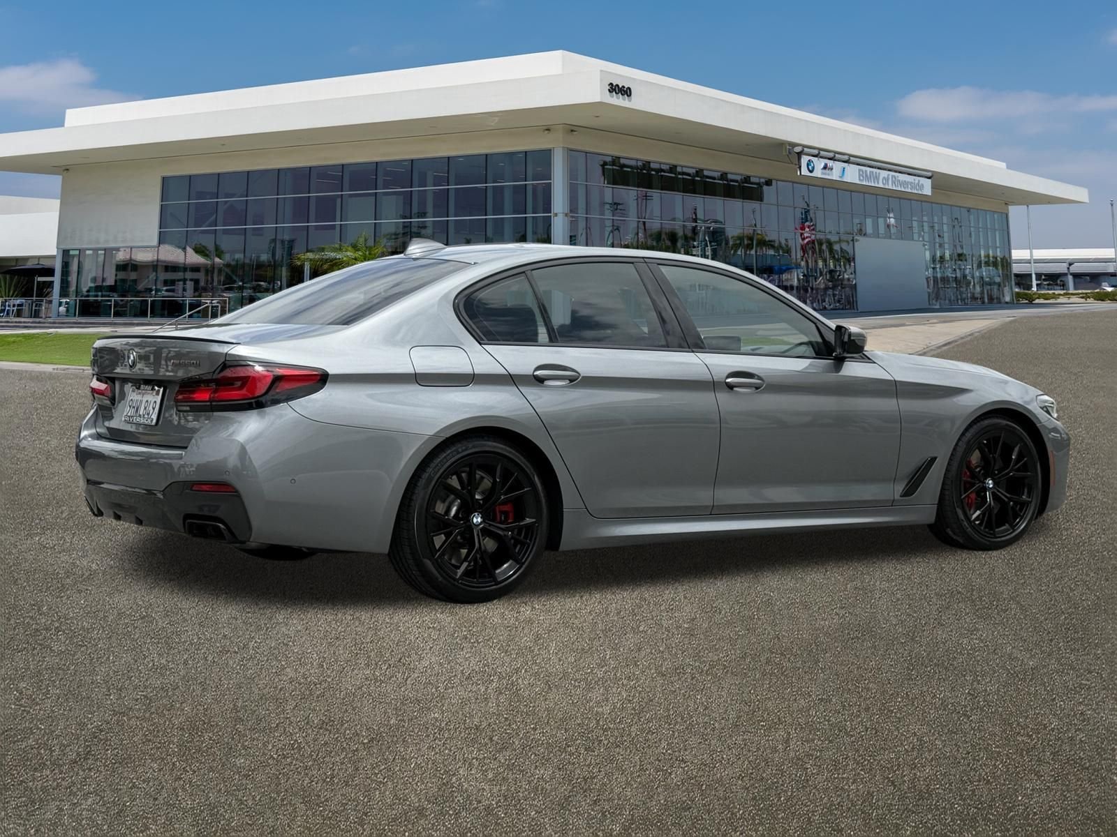 Certified Used 2023 Skyscraper Grey Metallic BMW M550i xDrive image 11