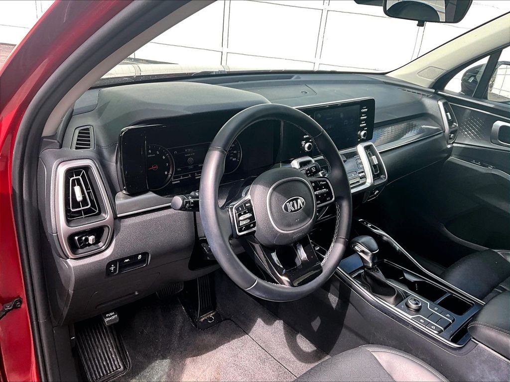 Used 2021 Passion Red Tintcoat Kia S image 8