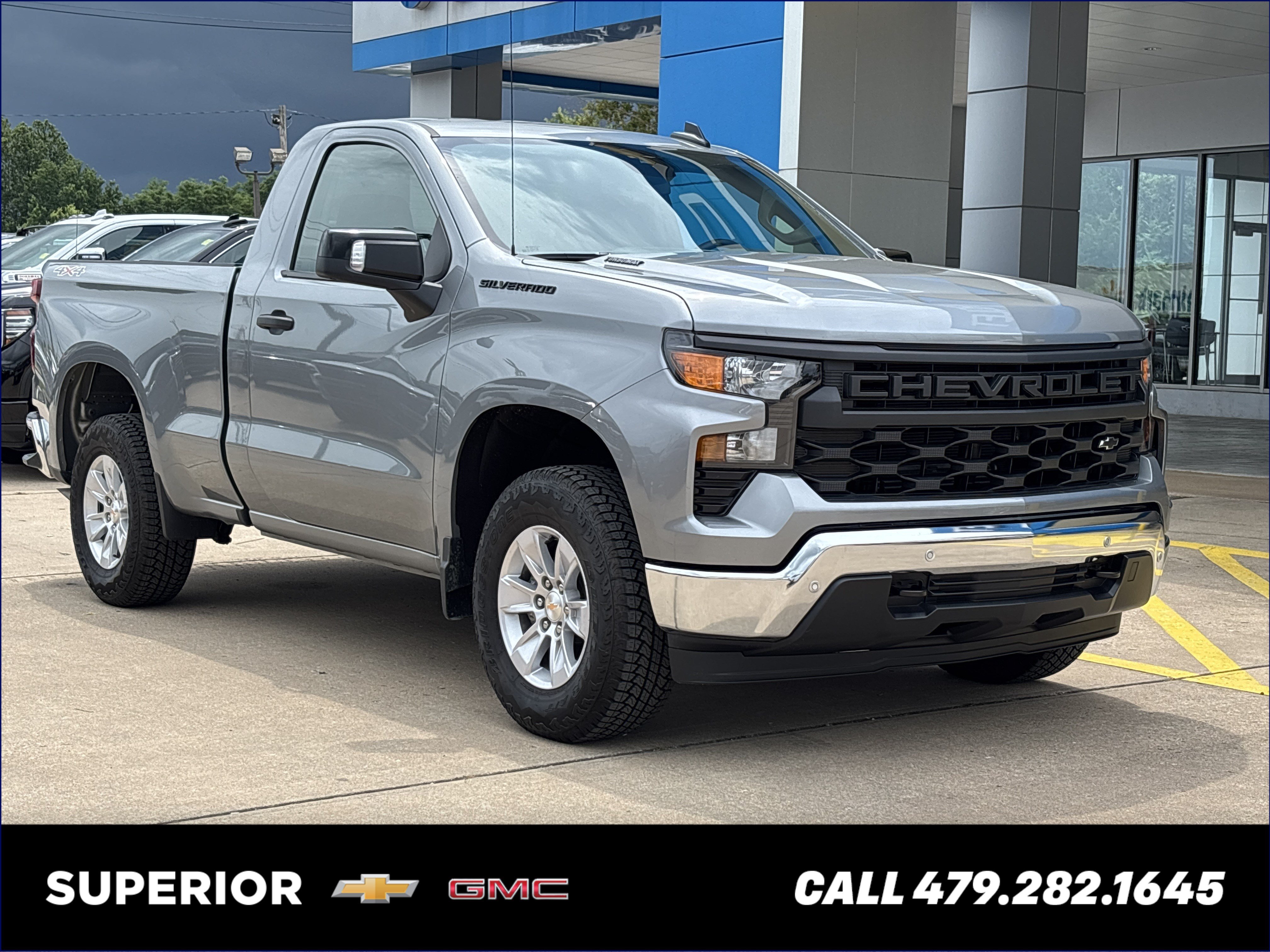 New 2026 Sterling Gray Metallic Chevrolet WT image 1