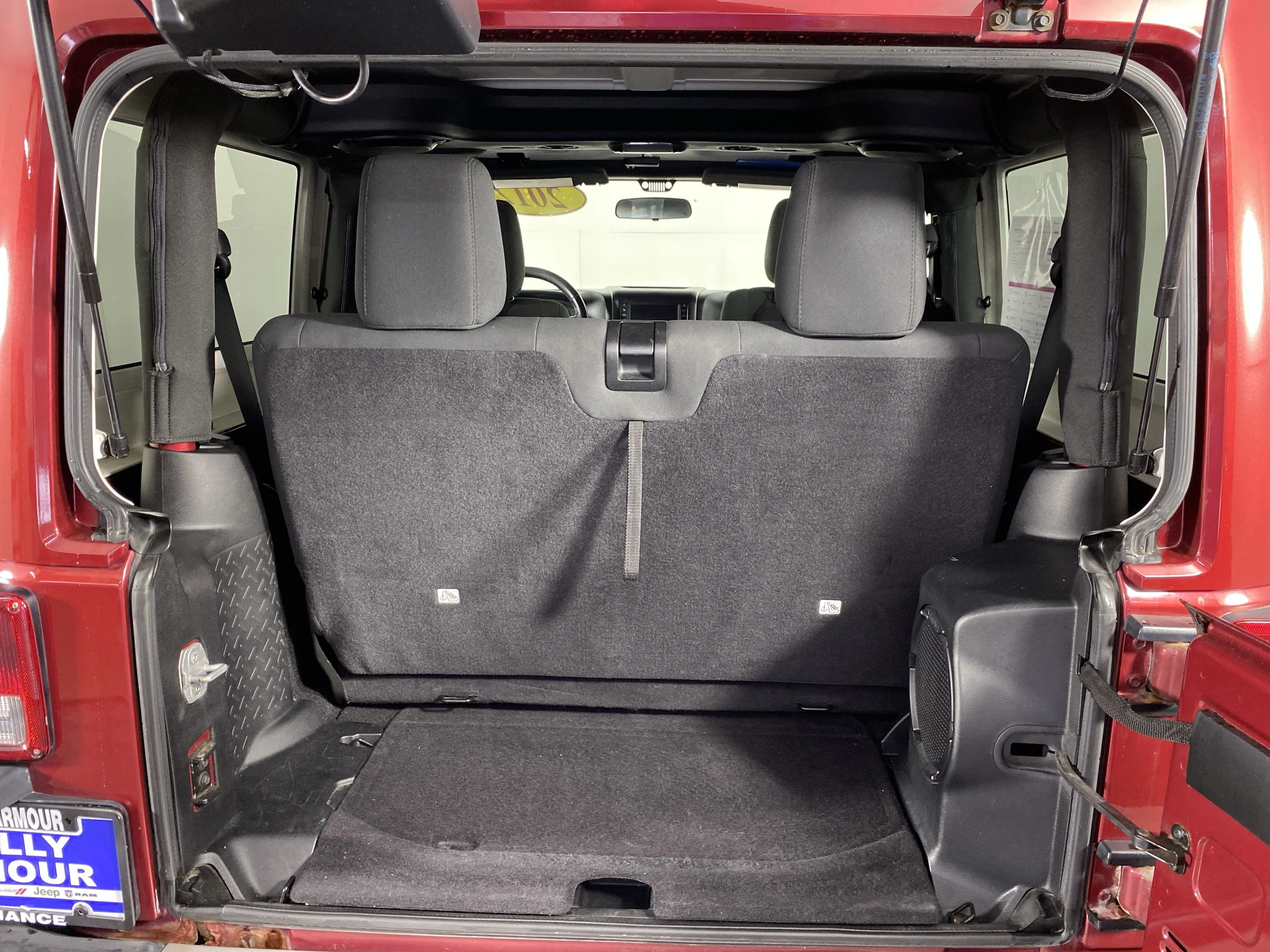 Used 2012 Deep Cherry Red Crystal Pearl Jeep Sahara image 28