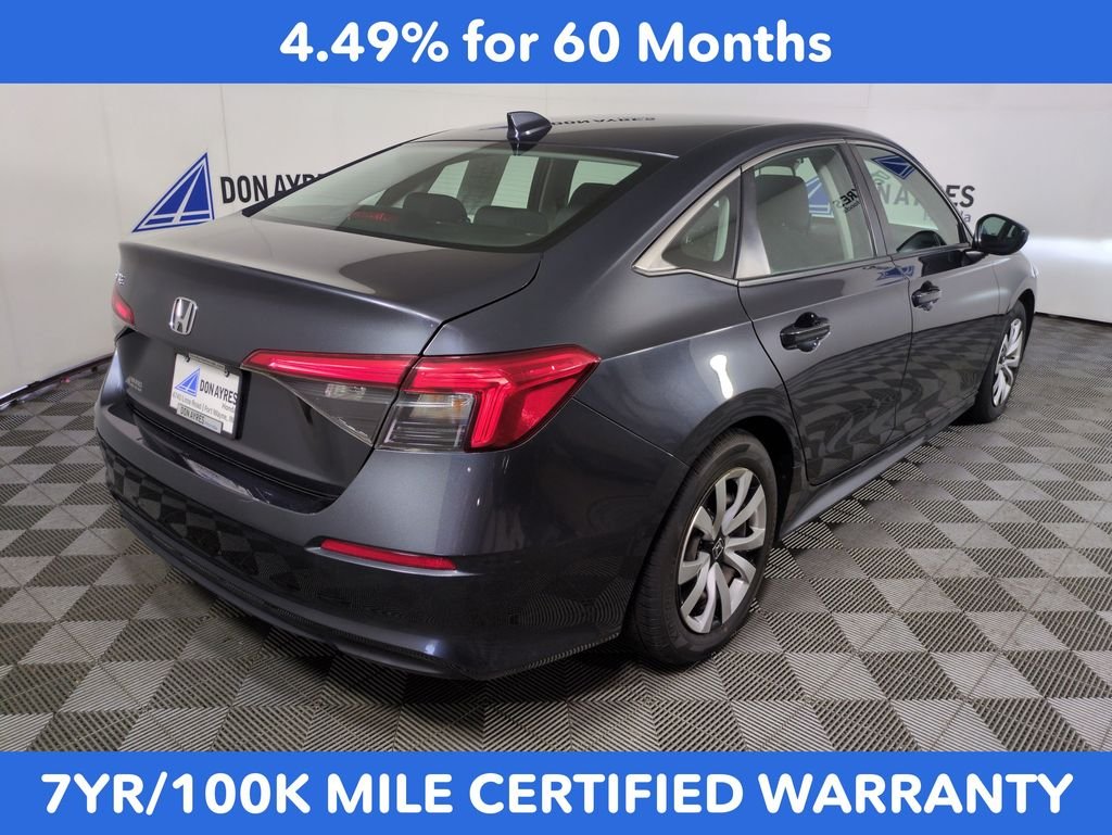 Certified Used 2022 Meteorite Gray Metallic Honda LX image 5