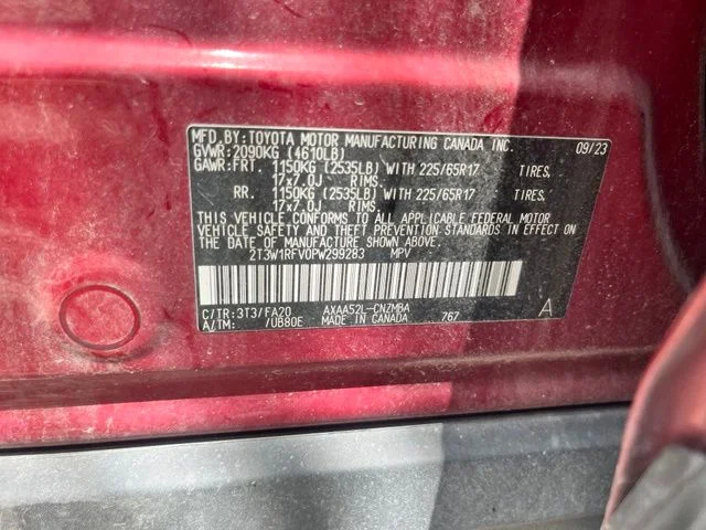 Used 2023 Red Toyota XLE image 12