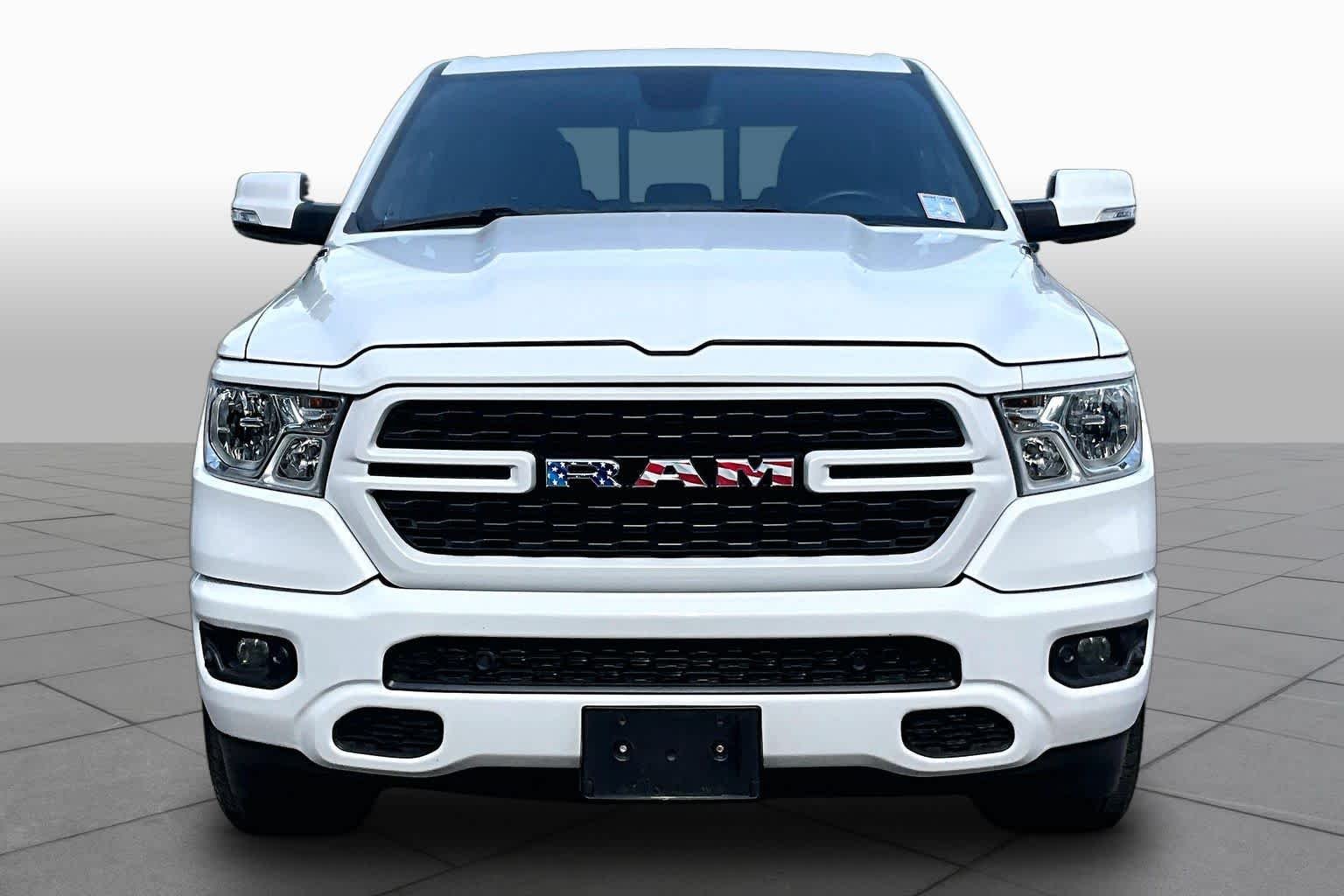 Used 2022 Bright White Clearcoat Ram Big Horn image 4