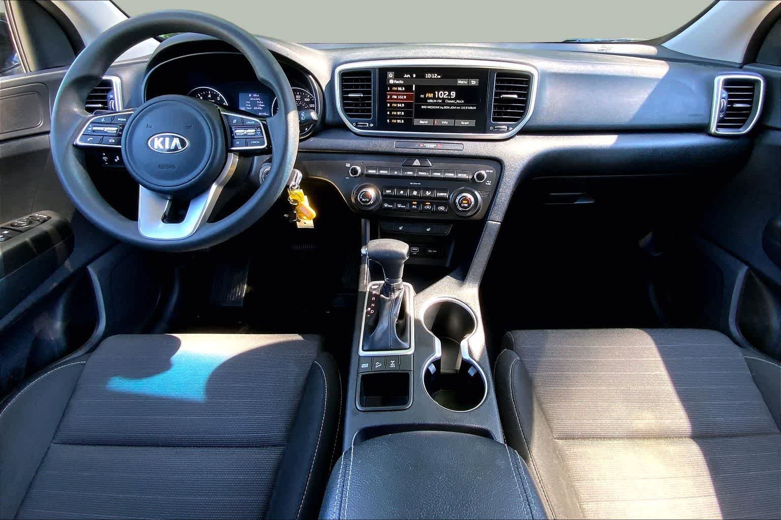 Used 2021 Black Cherry Kia LX image 16