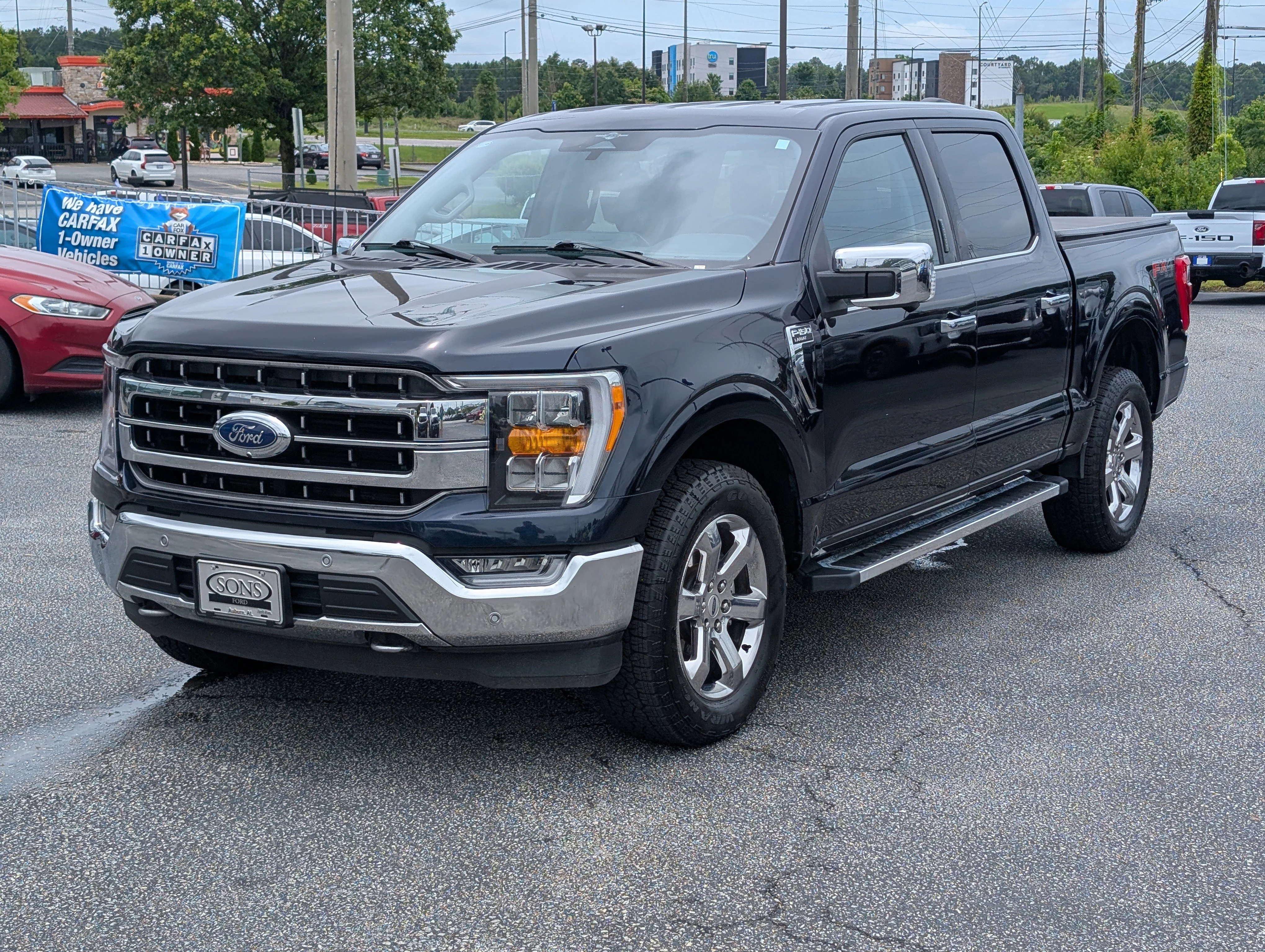 Used 2023 Antimatter Blue Metallic Ford LARIAT image 2