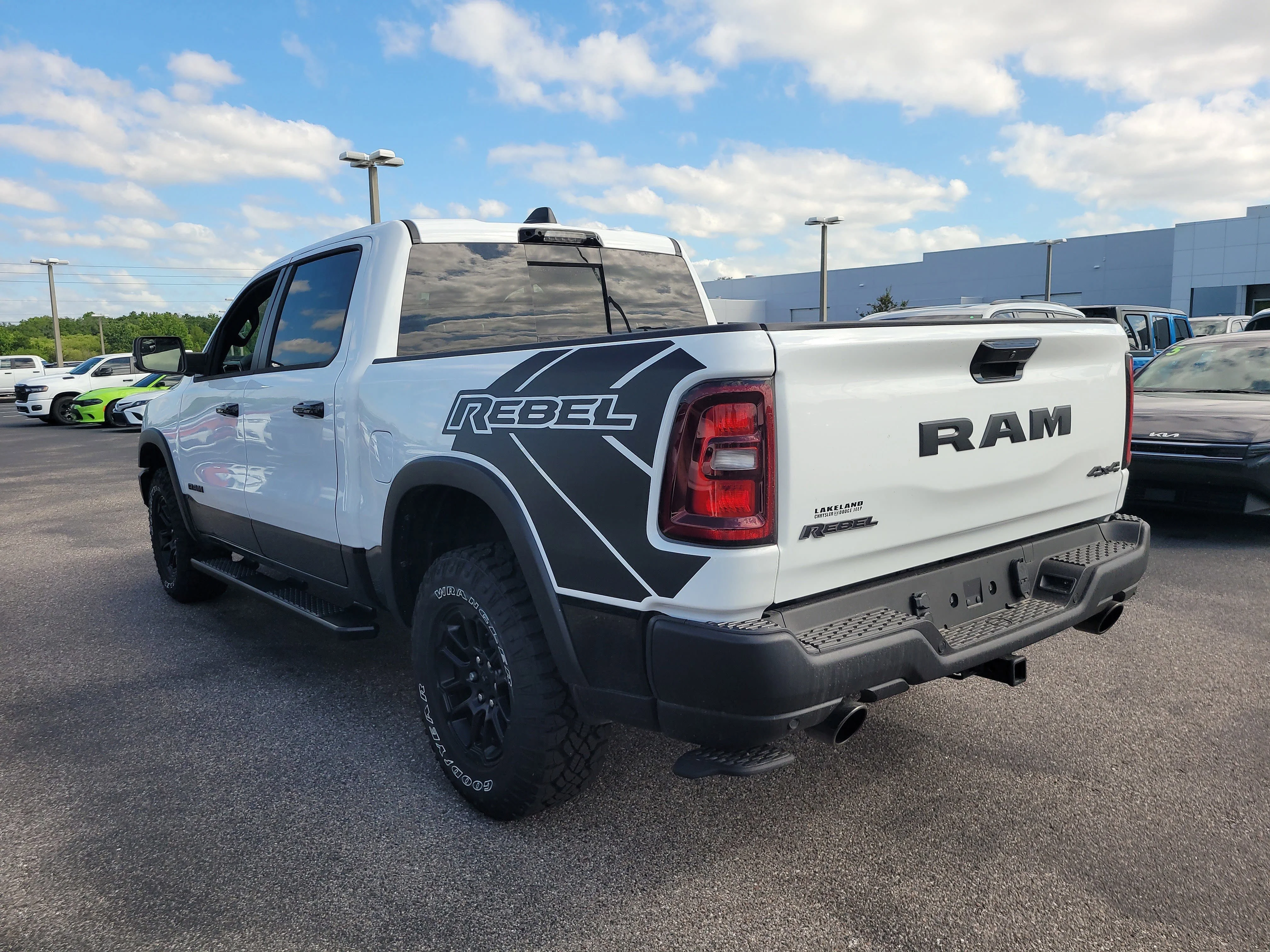New 2026 Bright White Clearcoat Ram Rebel image 8