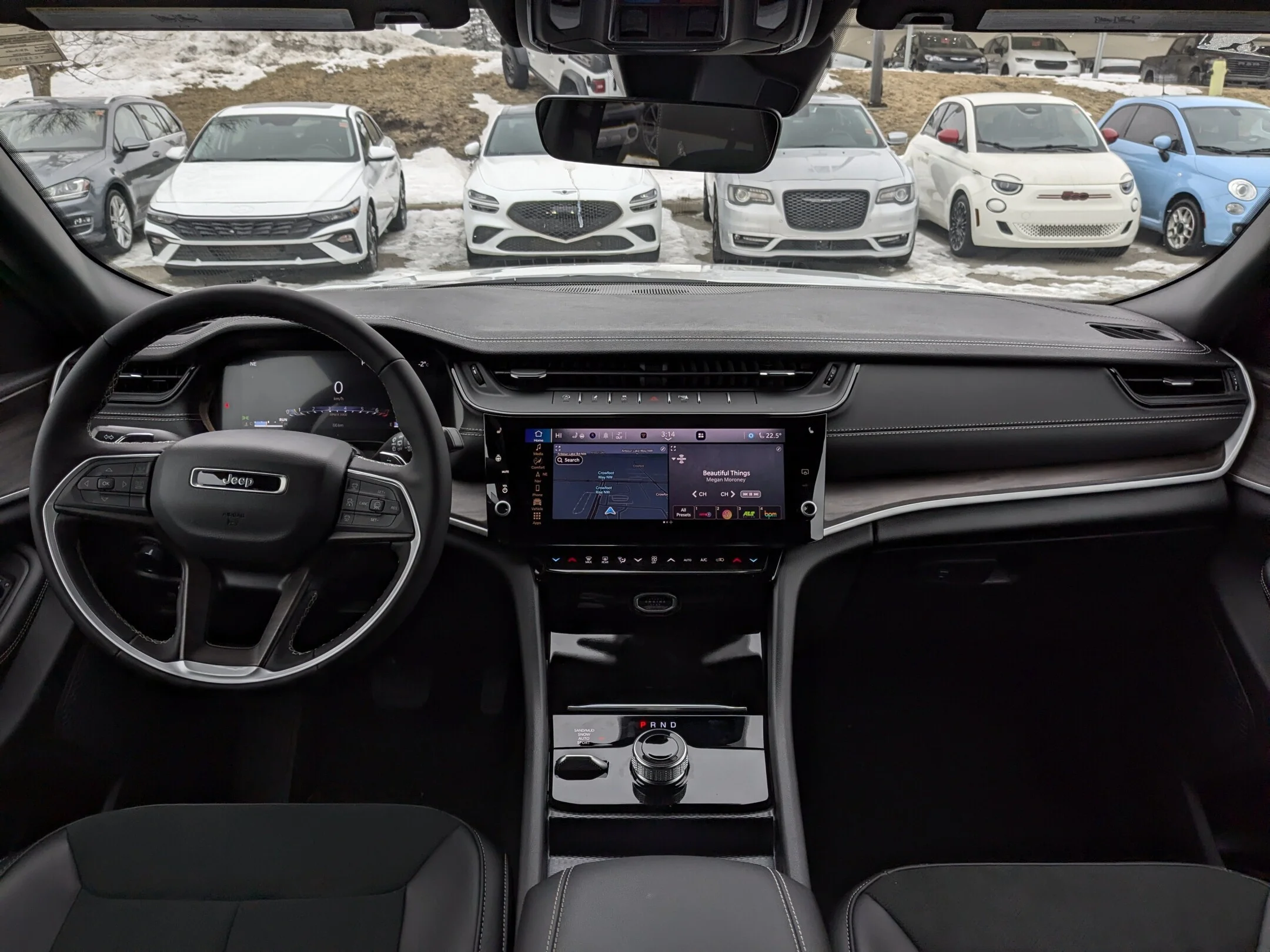 New 2026 White Jeep Altitude - - Power Sunroof - 20 Gloss Black Wheels - Capri Leatherette/Suede - Remote Start & More! image 29