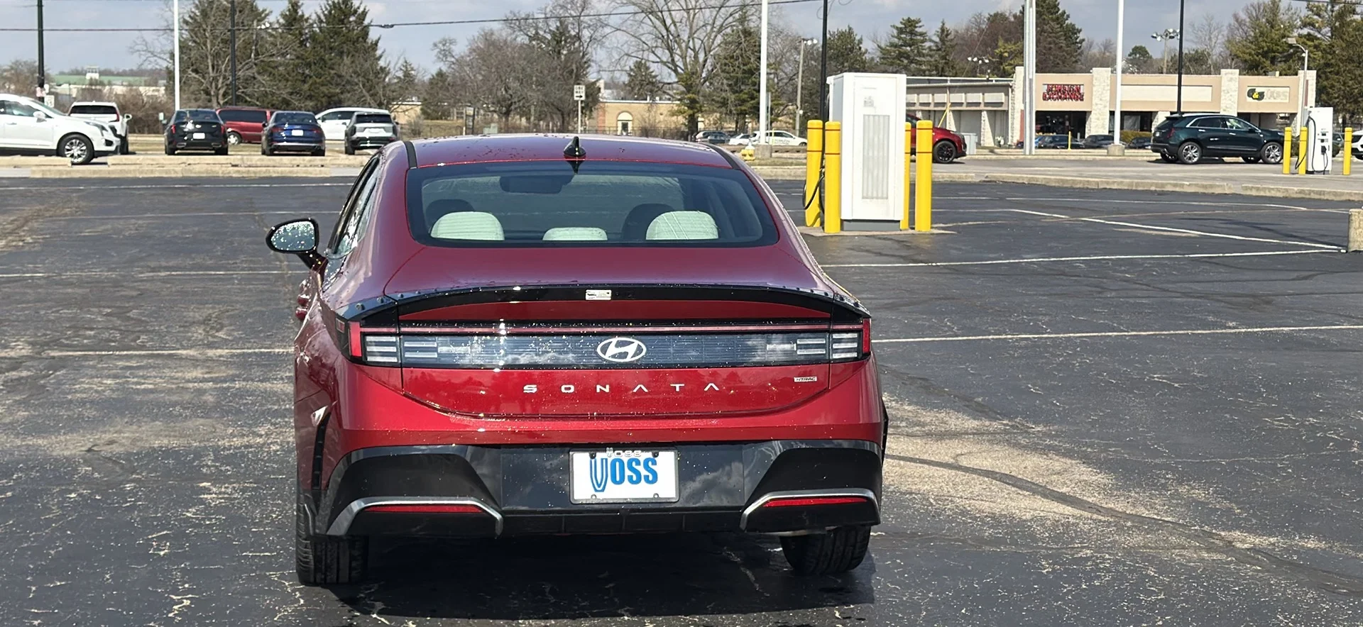 New 2026 Ultimate Red Metallic Hyundai SEL Sport image 6