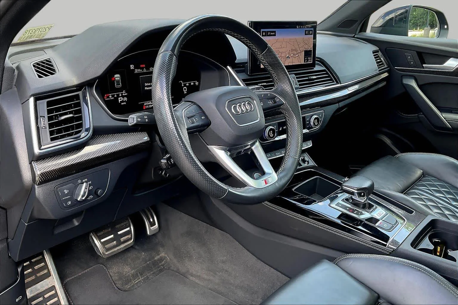 Used 2023 Mythos Black Metallic Audi Premium Plus image 35