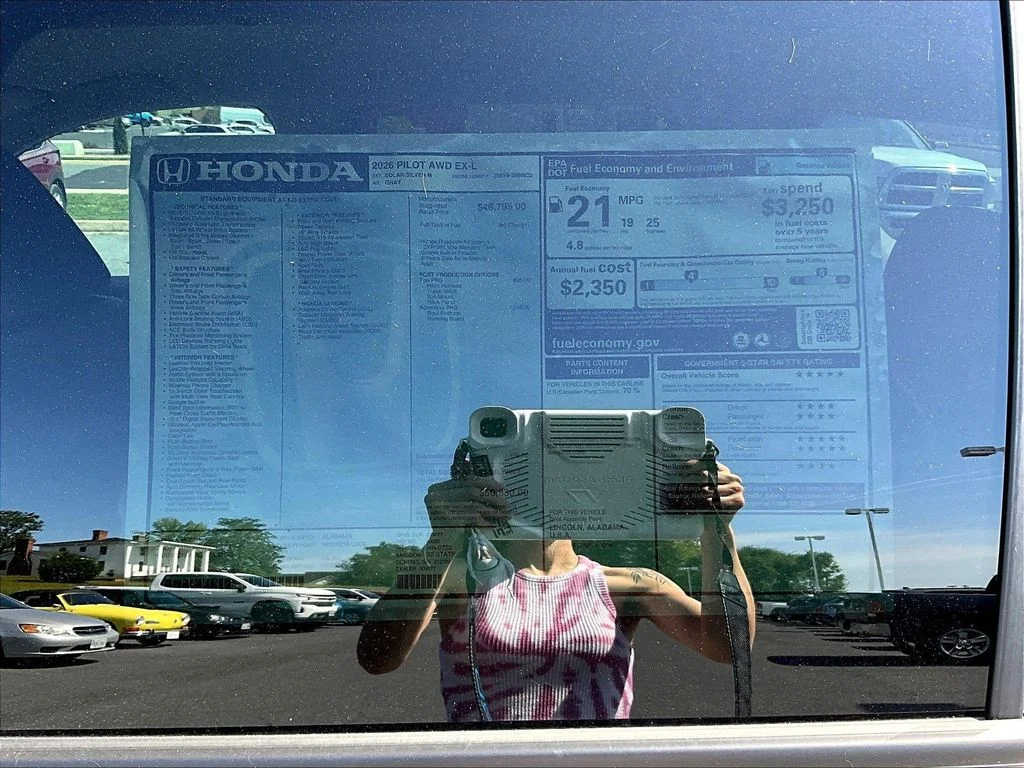 New 2026 Solar Silver Metallic Honda AWD EX-L image 33