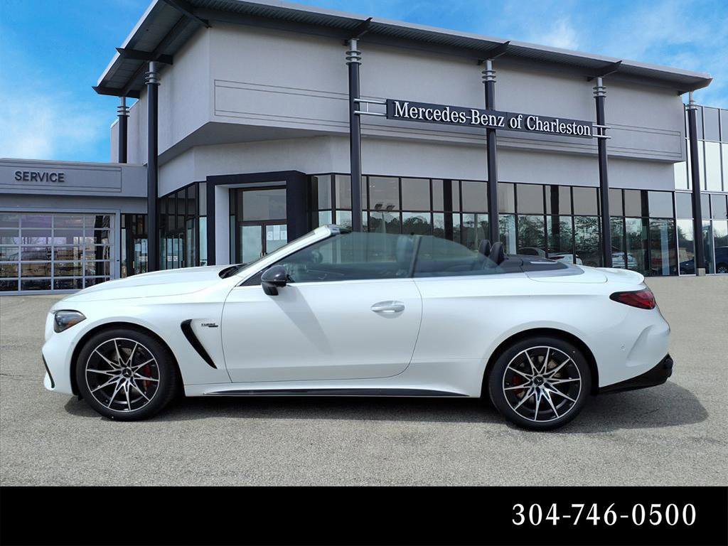 New 2026 MANUFAKTUR Moonlight White Metallic Mercedes-Benz AMG® CLE 53 4MATIC+ Cabriolet image 6