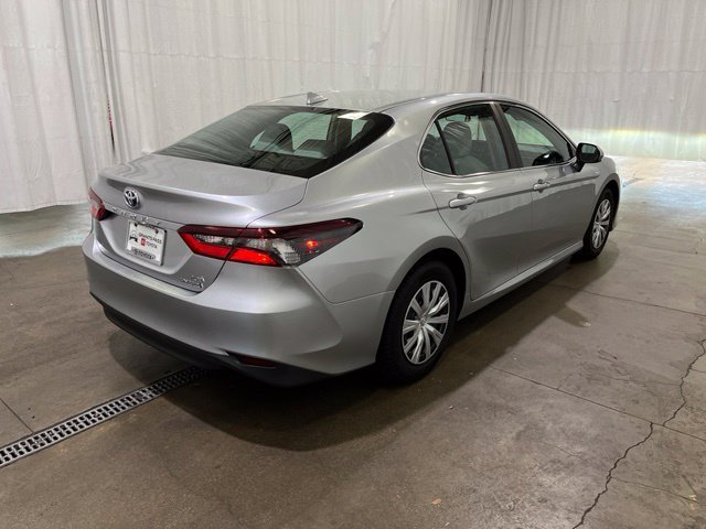 Certified Used 2021 Silver Toyota LE image 3