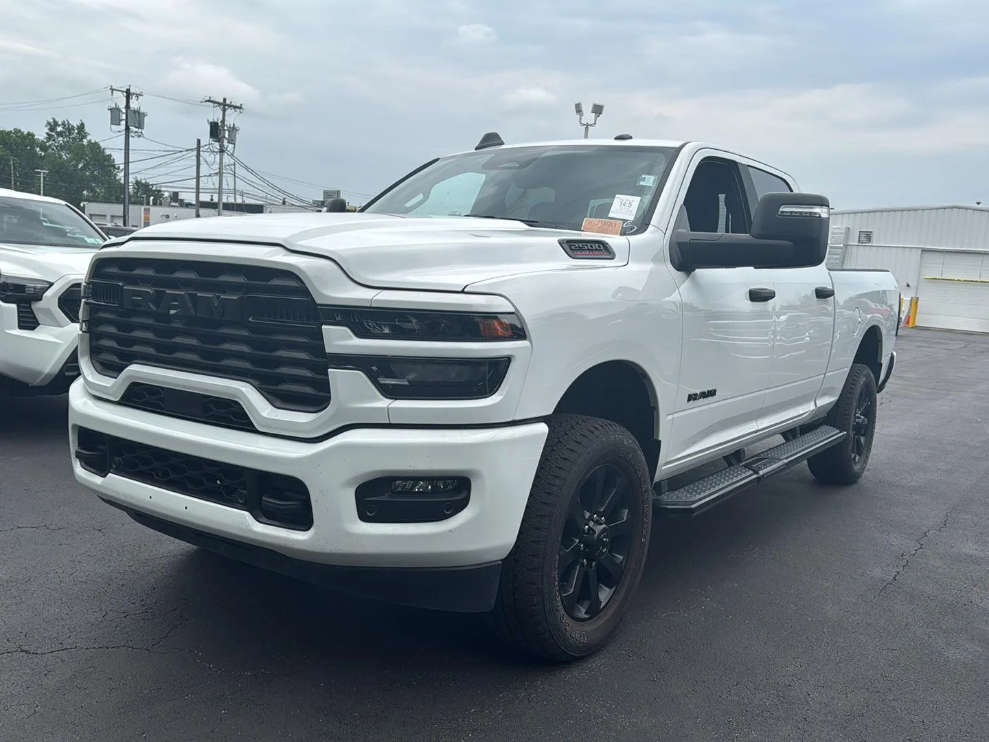Used 2025 Bright White Clearcoat Ram Big Horn image 8