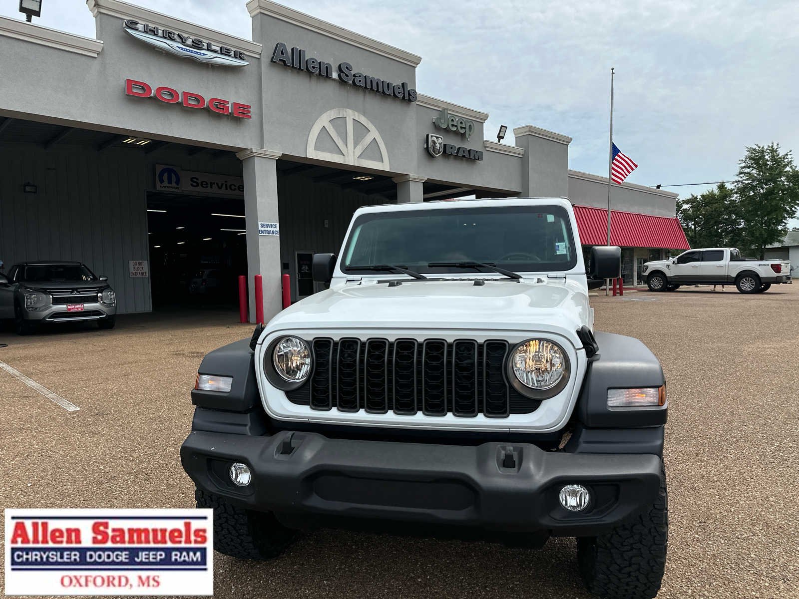 Certified Used 2025 Bright White Clearcoat Jeep Sport image 8