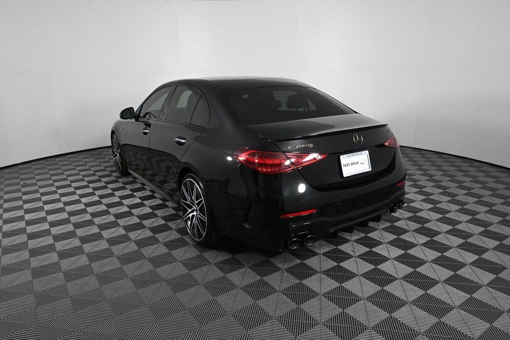 New 2026 Black Mercedes-Benz AMG® C 43 4MATIC® Sedan image 4