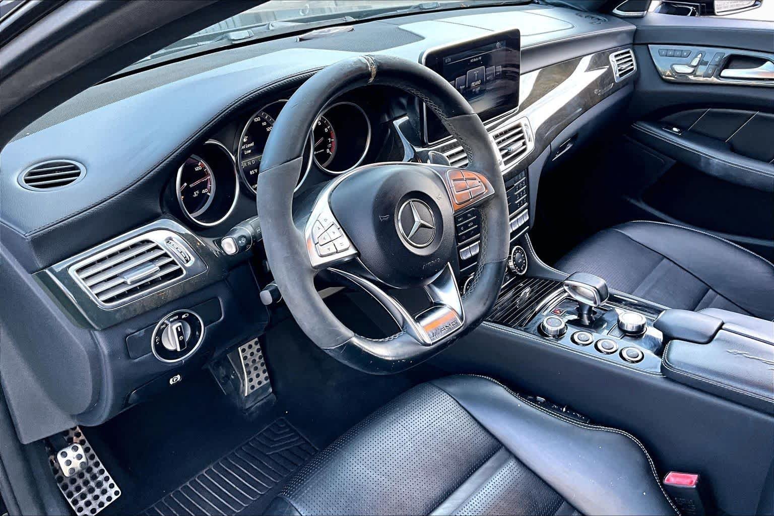 Used 2015 Obsidian Black Metallic Mercedes-Benz CLS 63 AMG® S-Model image 17