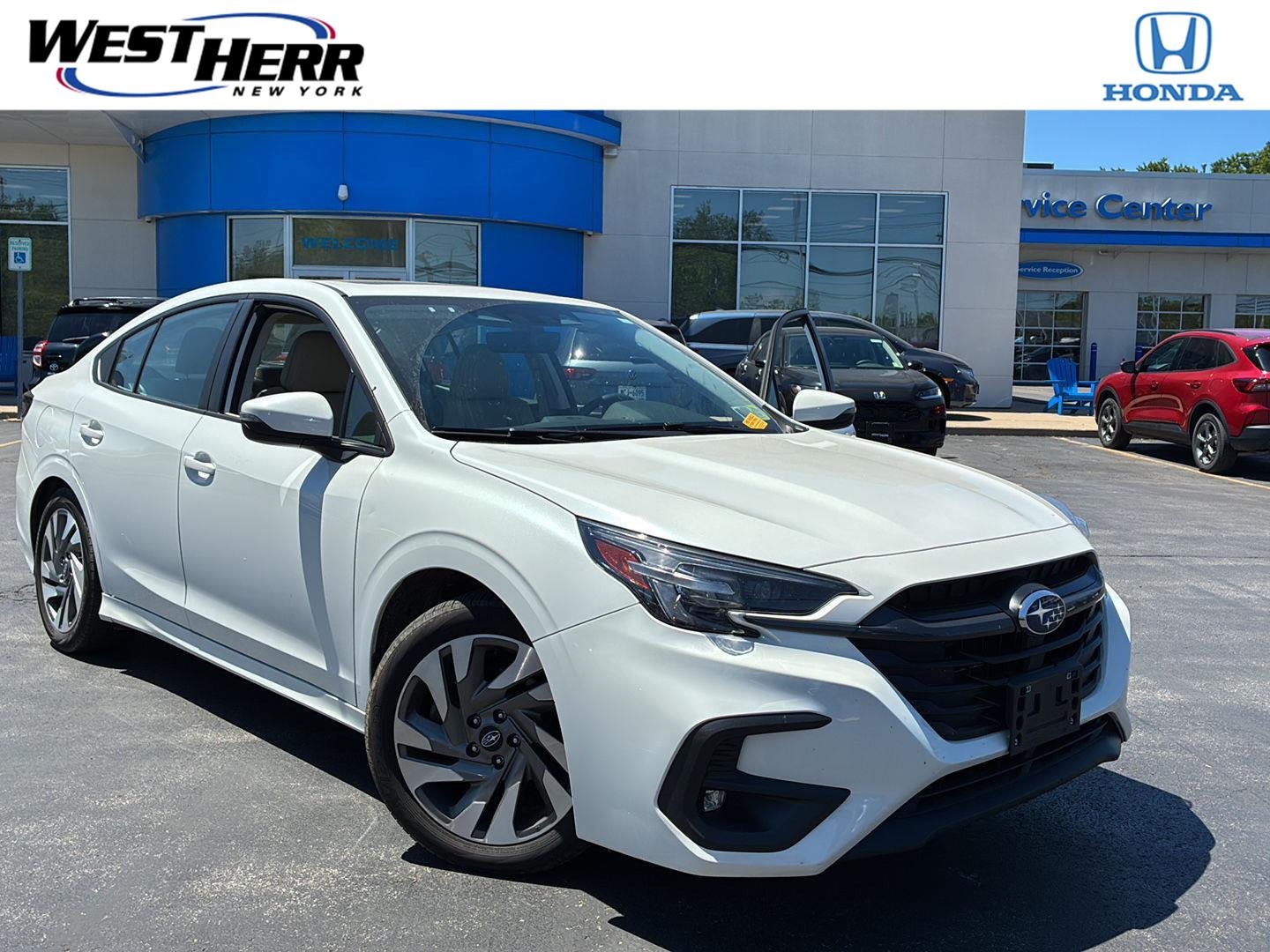 Used 2024 Crystal White Pearl Subaru Limited image 1