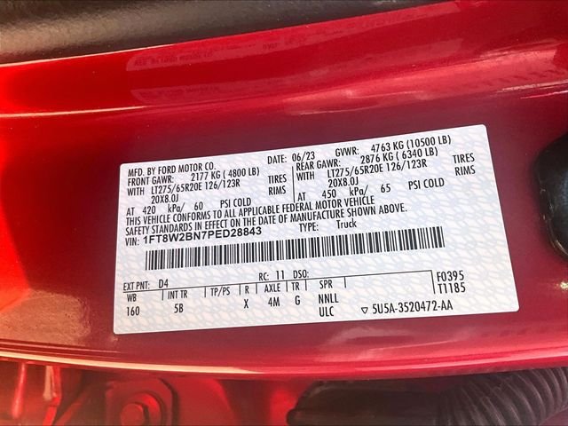 Used 2023 Red Ford Lariat image 34