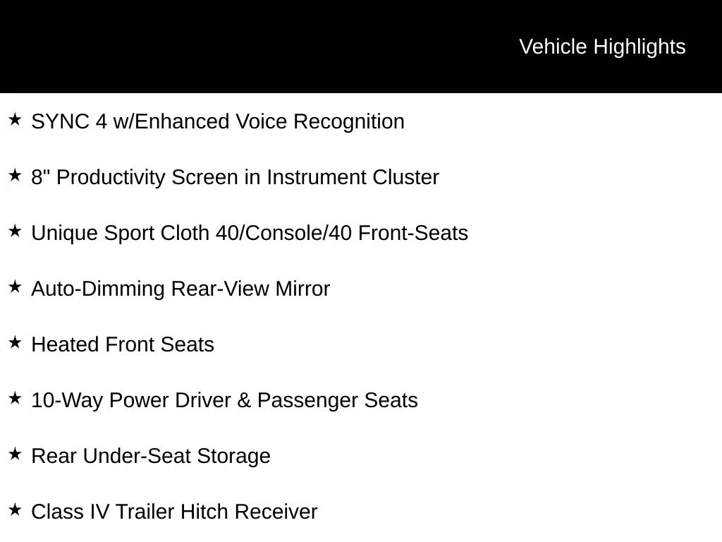 Used 2023 Black Metallic Ford XLT image 5