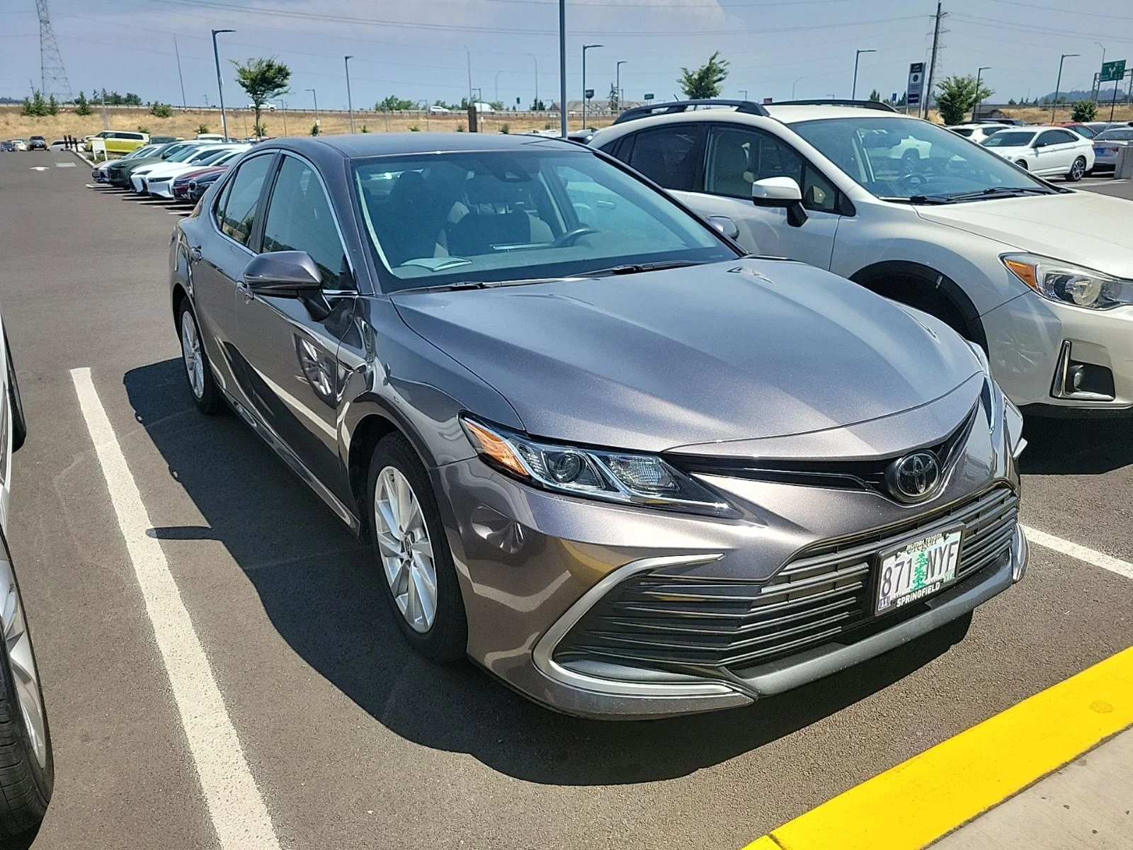 Used 2023 Gray Toyota LE image 3