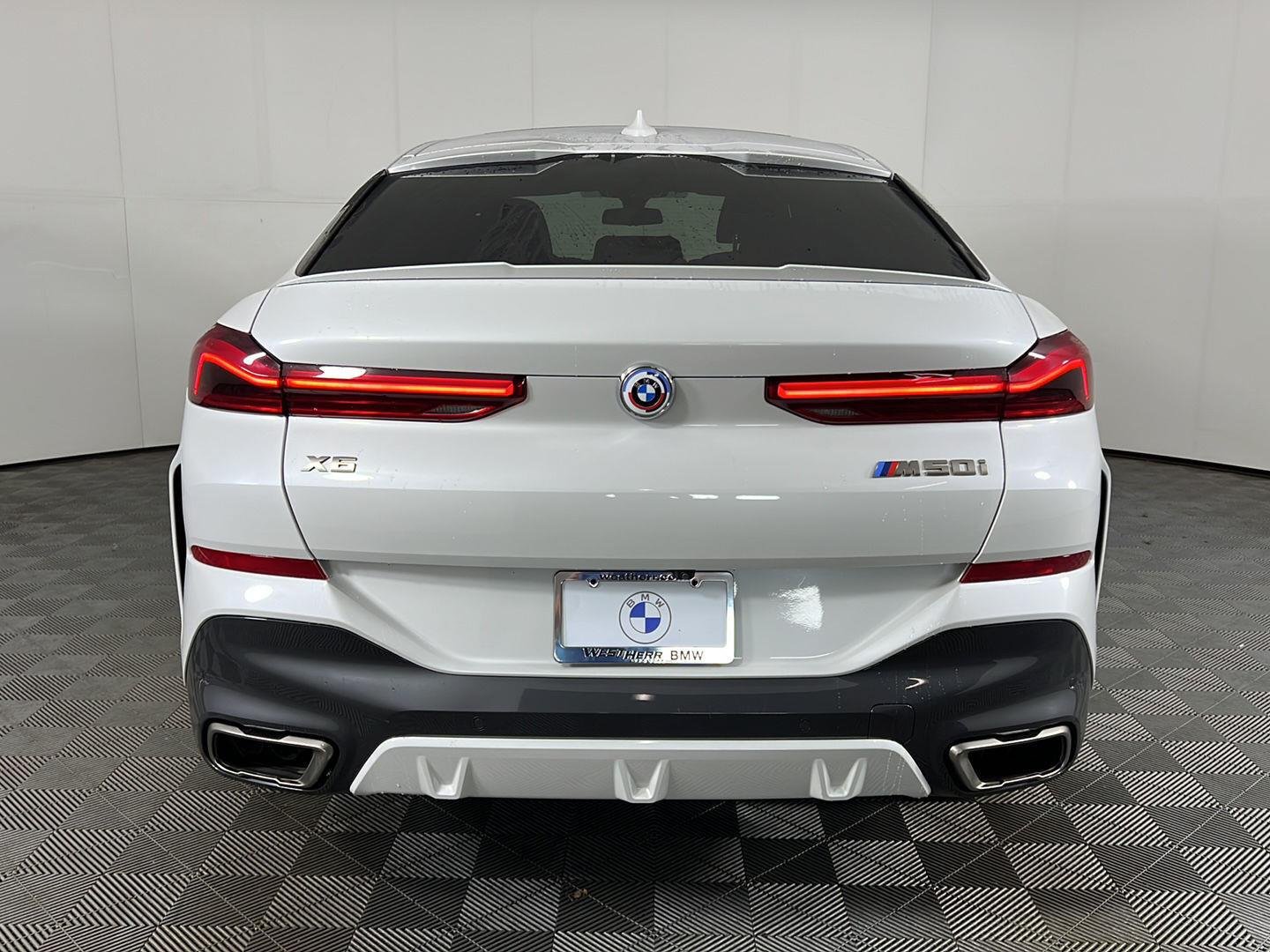 Certified Used 2023 Mineral White Metallic BMW M50i image 6
