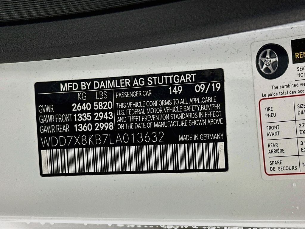 Used 2020 White Mercedes-Benz S image 32