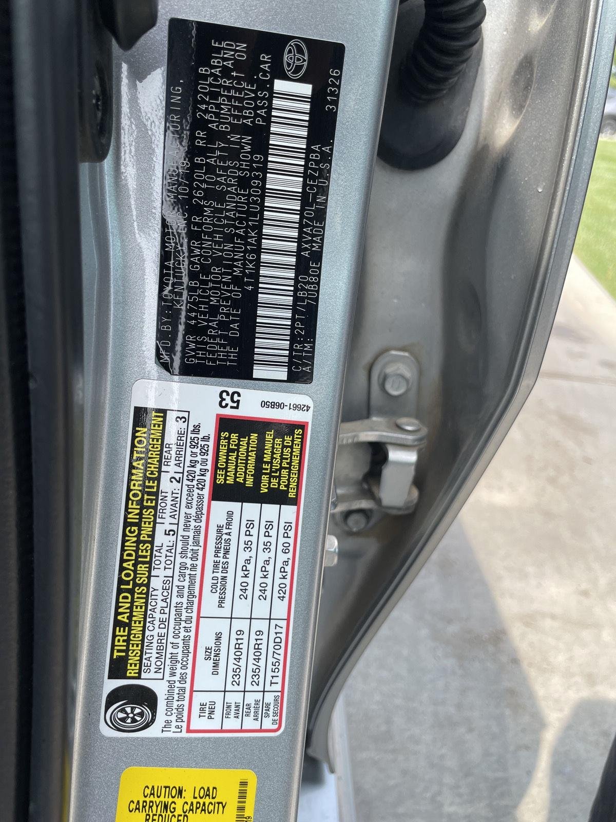 Used 2020 Celestial Silver Metallic Toyota XSE image 30