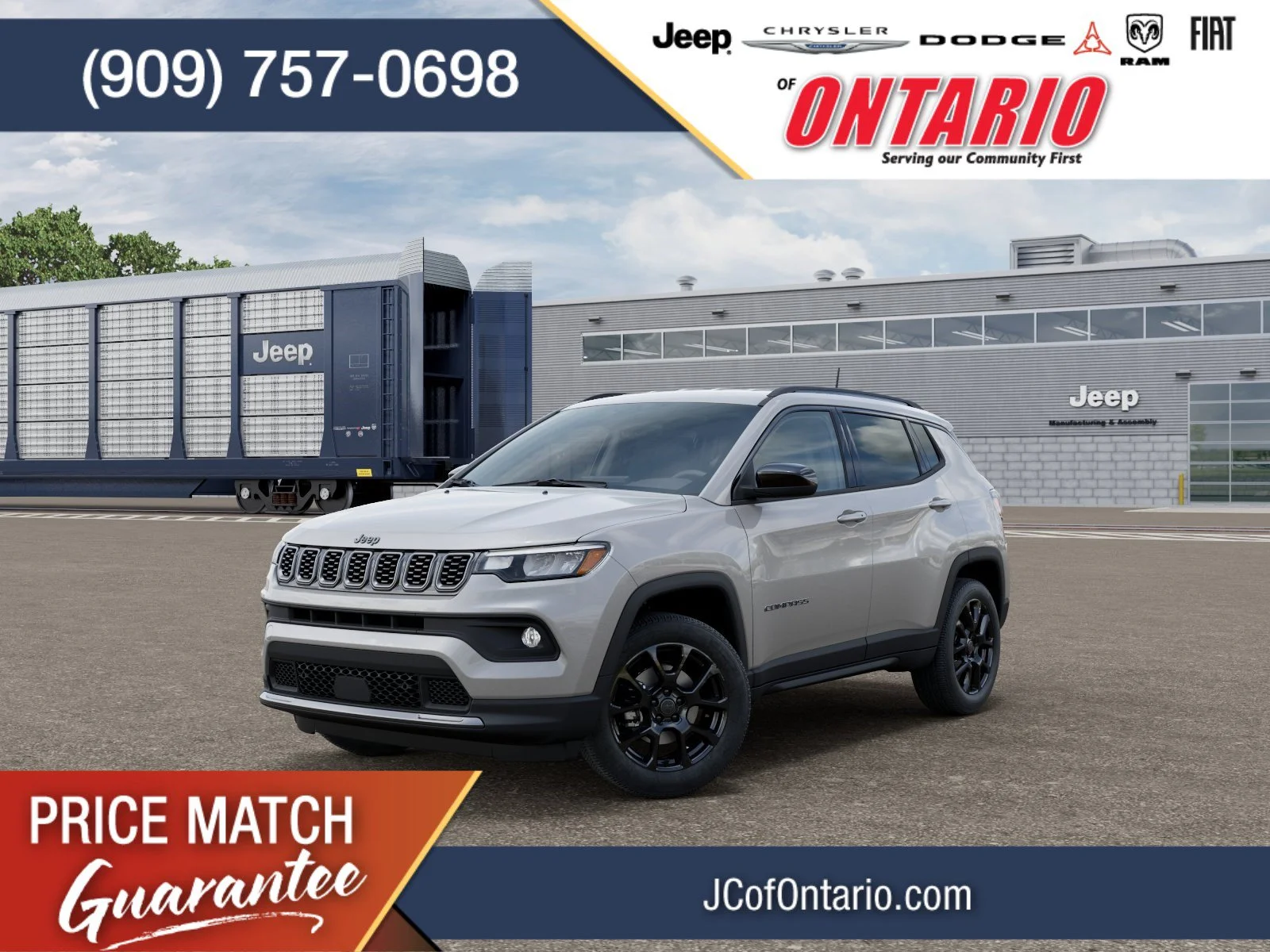 New 2026 Silver Zynith Metallic Clear-Coat Exterior Paint Jeep Latitude image 1